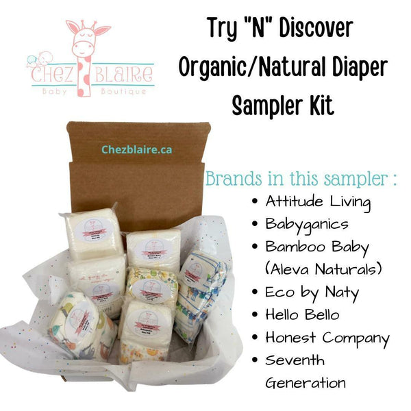The Organic Parent Sampler Kit (diapers + baby skin care)