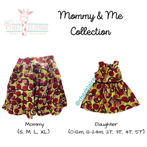 Mommy and Me acorn outfit