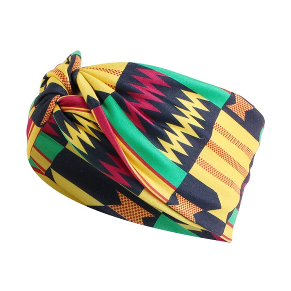 African Pattern Print Headband for Women